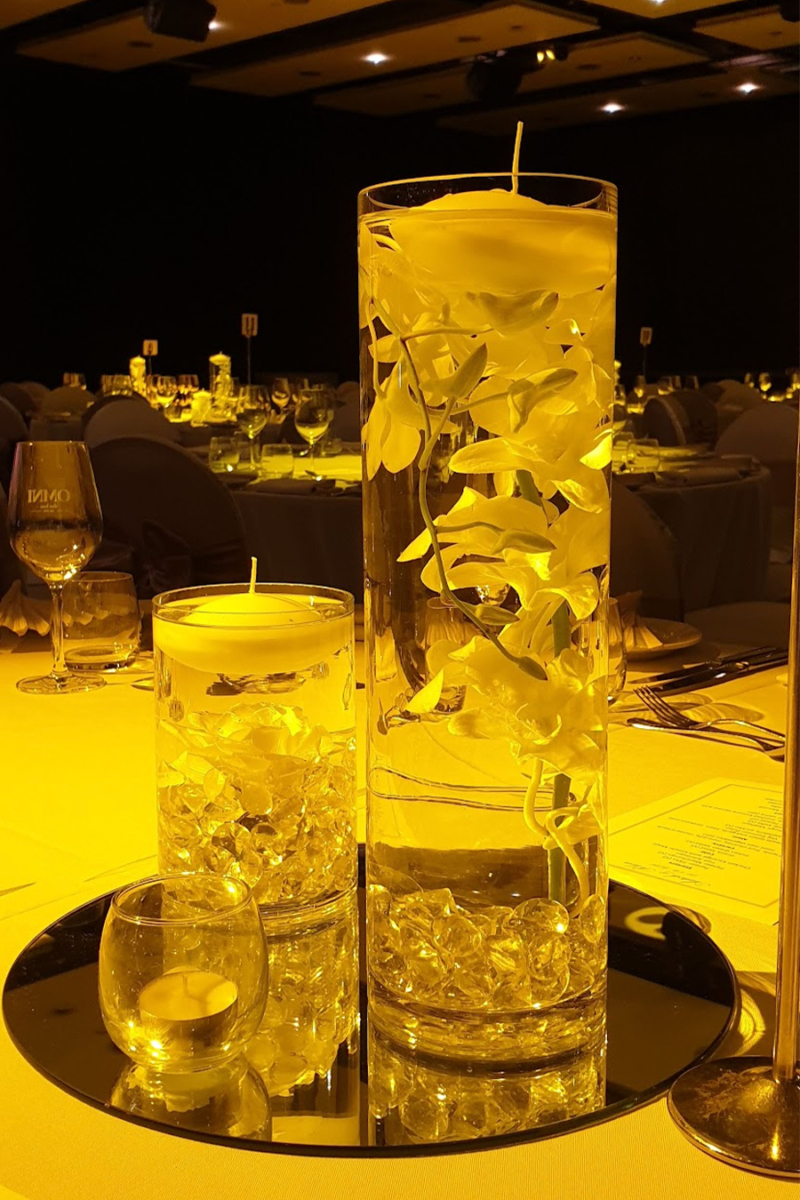 A18- Romantic Glow Collection with floating flowers